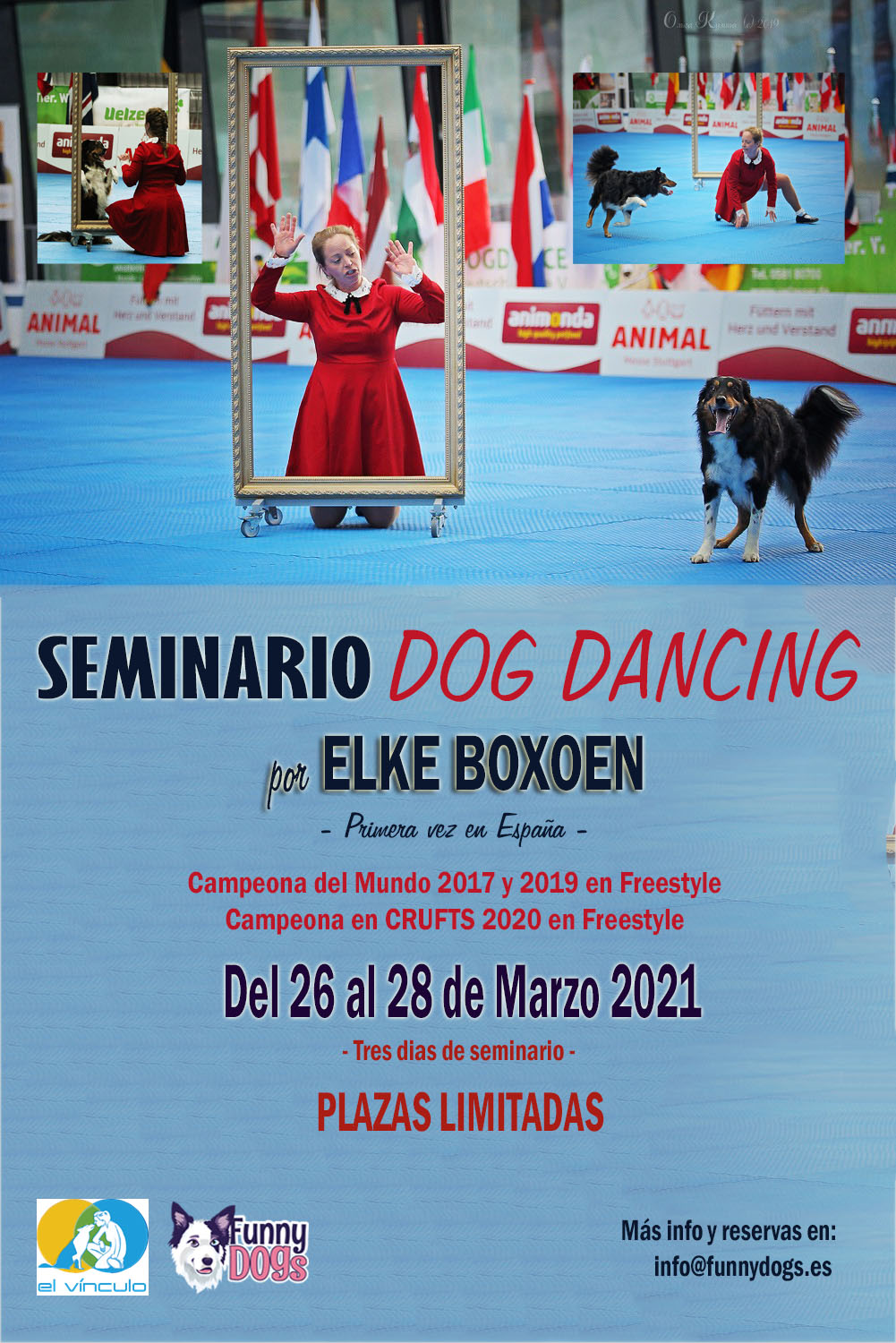 Cartel 1 Cursos de Educación Canina y Adiestramiento de Perros en Granada